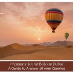 Premium hot air balloon Dubai aerial desert views