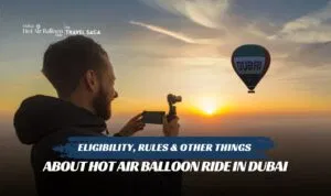Hot Air Balloon Ride In Dubai Blog Banner by Dubai Hot Air Balloon Ride