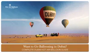 Hot air balloon Dubai Blog Banner by Dubai Hot Air Balloon Ride