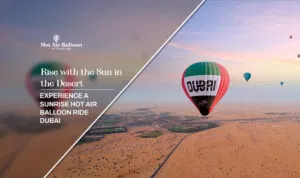 Sunrise hot air balloon Dubai Blog Banner Dubai Hot Air Balloon Ride