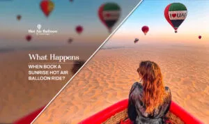 Sunrise hot air balloon ride blog banner by Dubai Hot Air Balloon Ride