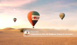 hot air balloon Dubai Blog Banner by Dubai Hot Air Balloon Ride