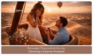Romantic proposals in the sky Blog Banner By dubaihotairballoonride.com