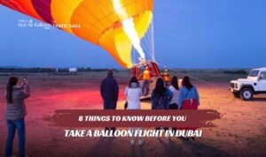Hot Air Balloon Flight Dubai Blog Banner by Dubai Hot Air Balloon Ride