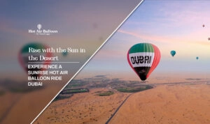 Sunrise hot air balloon Dubai Blog Banner Dubai Hot Air Balloon Ride