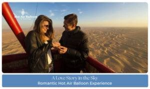 Romantic Hot Air Balloon Experience Blog Banner by Travel Saga Tourism