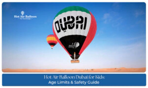 Hot Air Balloon Dubai for Kids Blog Banner by dubaihotairballoonride.com