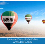 Ramadan desert safari Dubai Blog Banner By dubaihotairballoonride.com